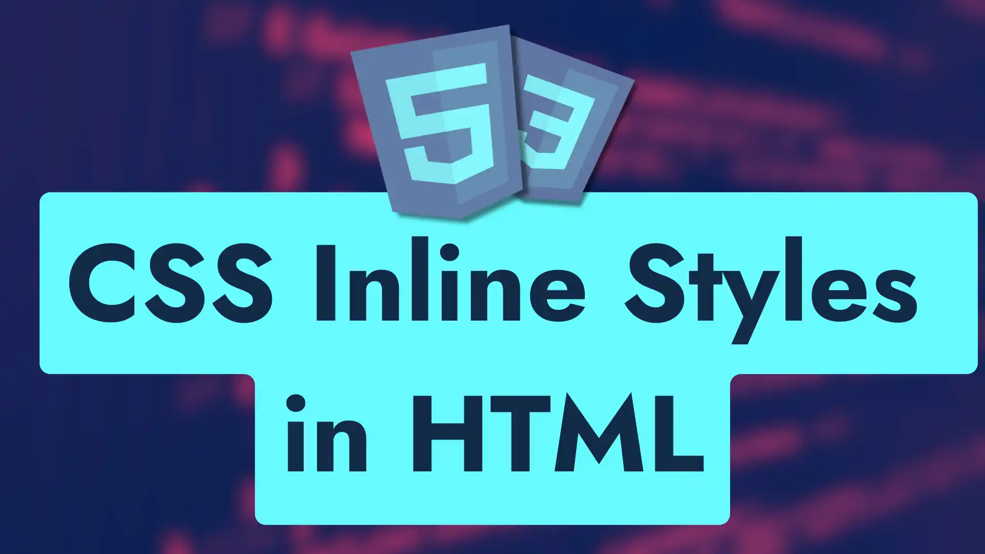 CSS Inline Styles in HTML verwenden | Gegenfeld